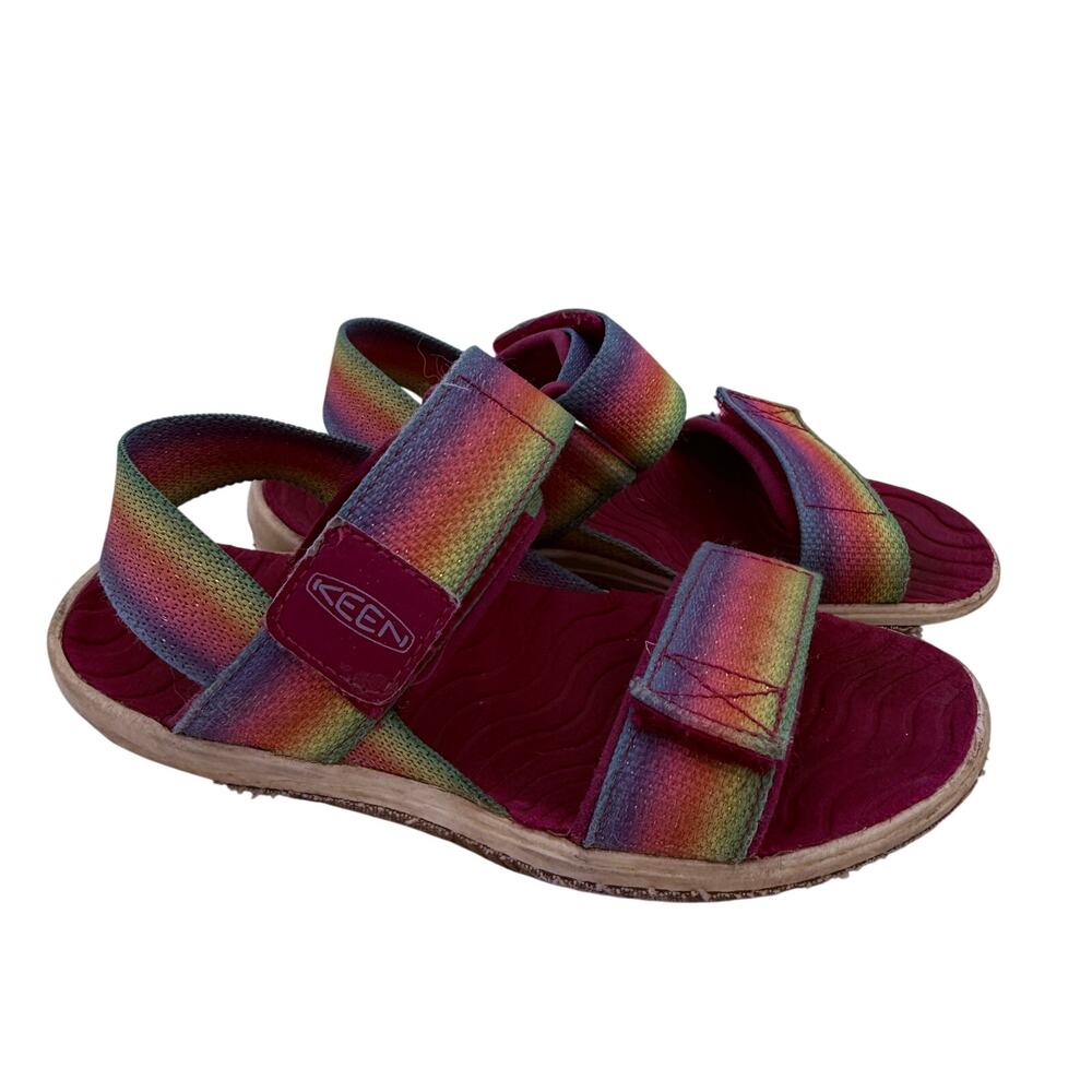 Keen Kids Elle Rainbow Backstrap Sandals Shoes Size 11